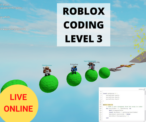 Roblox Coding Camp Roblox Intro Online Coding Camps 5th 7th Ju Thinklum - roblox programming class