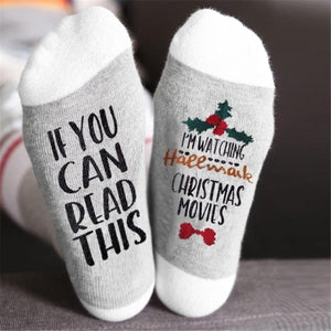 Christmas Hallmark Movie Socks