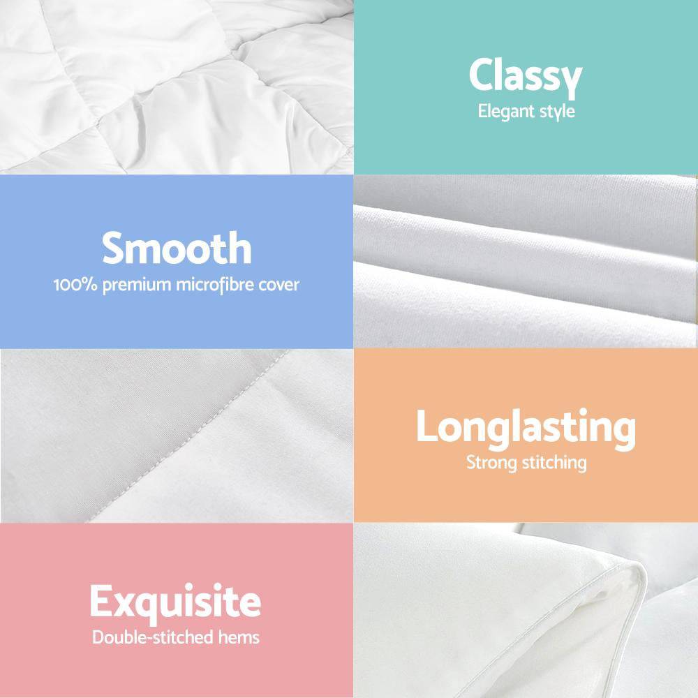 King Size 700GSM Bamboo Microfibre Quilt - Retail Discount Store