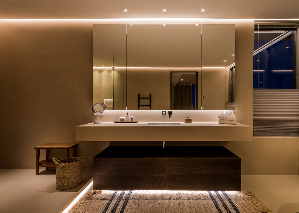 Authentage_bathroom lighting_ceiling spotlight_recessed light_aureole_exclusive house marbella spain