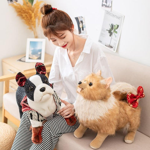 Lifelike Cute Dog Soft Stuffed Plush Decor Toy Beasley