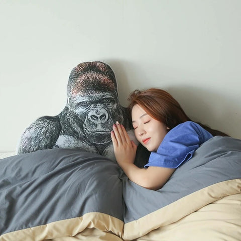 Macho gorilla pillow lets you snuggle on its ripped chest for a comfortable  sleep - Japan Today