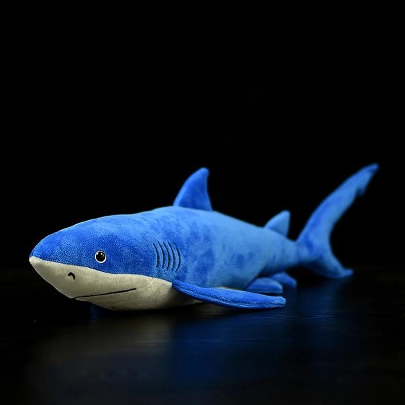 blue shark plush