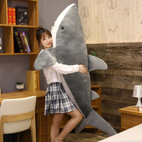 large stuffed shark