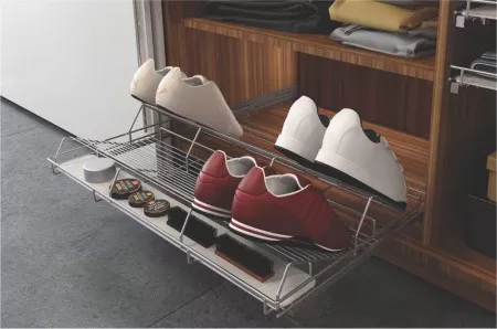 horizontal shoe rack