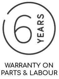 Warranty  6 years