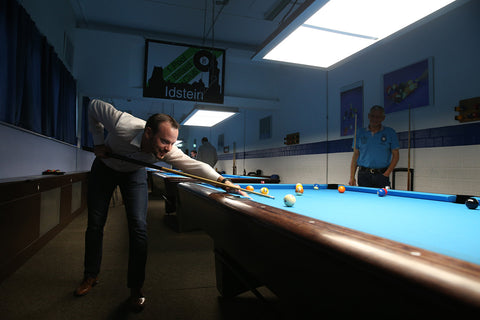 LEDs Deckenbeleuchtung beim Billard