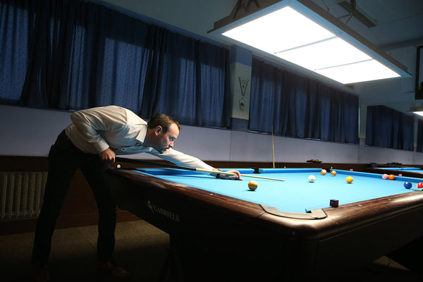 Perfektes Licht beim Billard