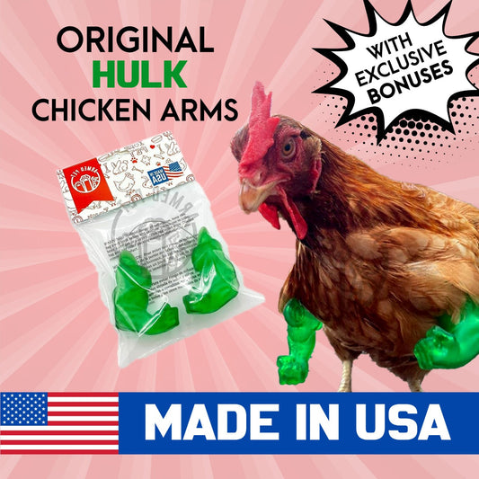 ArmedPet Strong Chicken arms Texas USA Meme Muscle arms 3D Printed