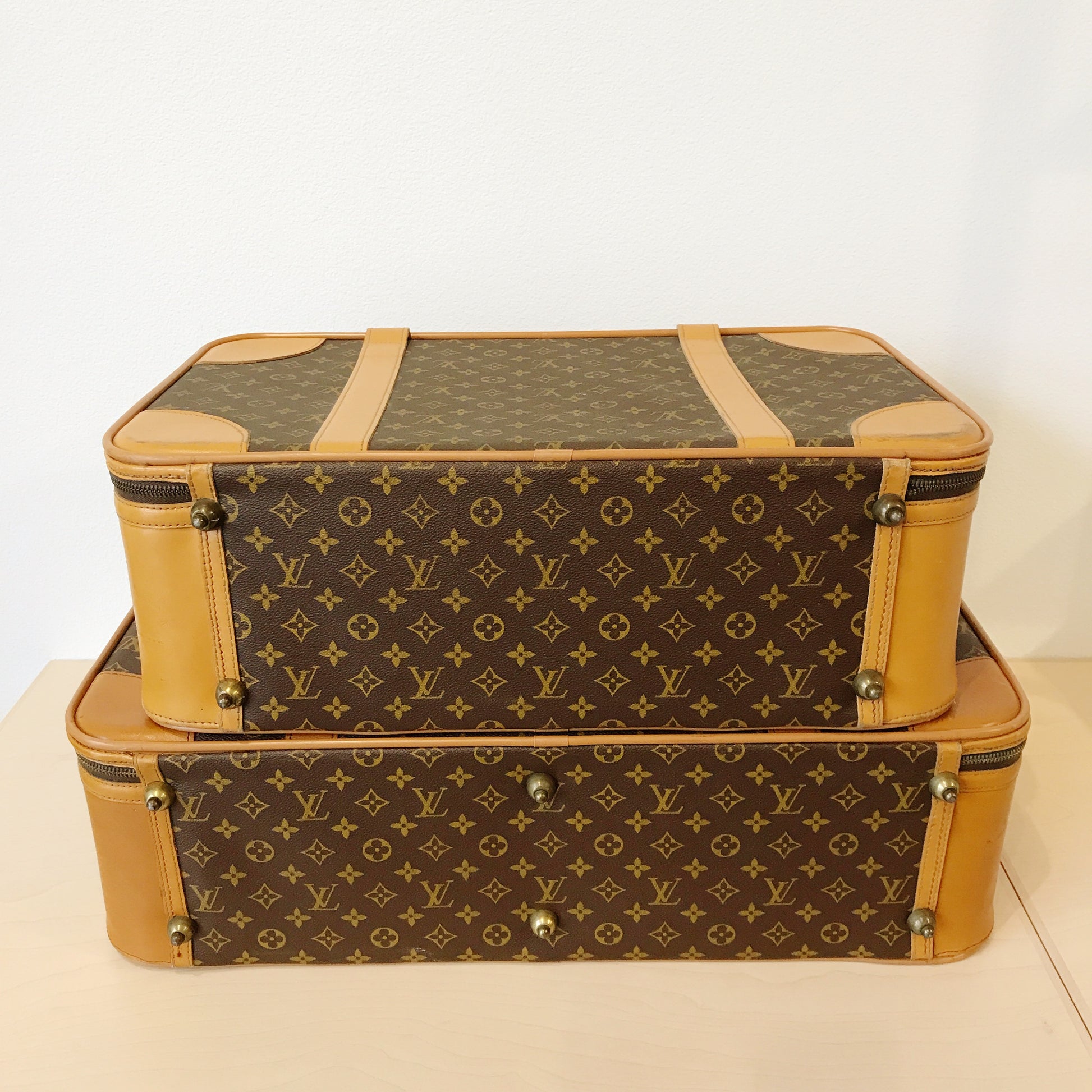 1970's Louis Vuitton Monogram Luggage Set, 59% OFF