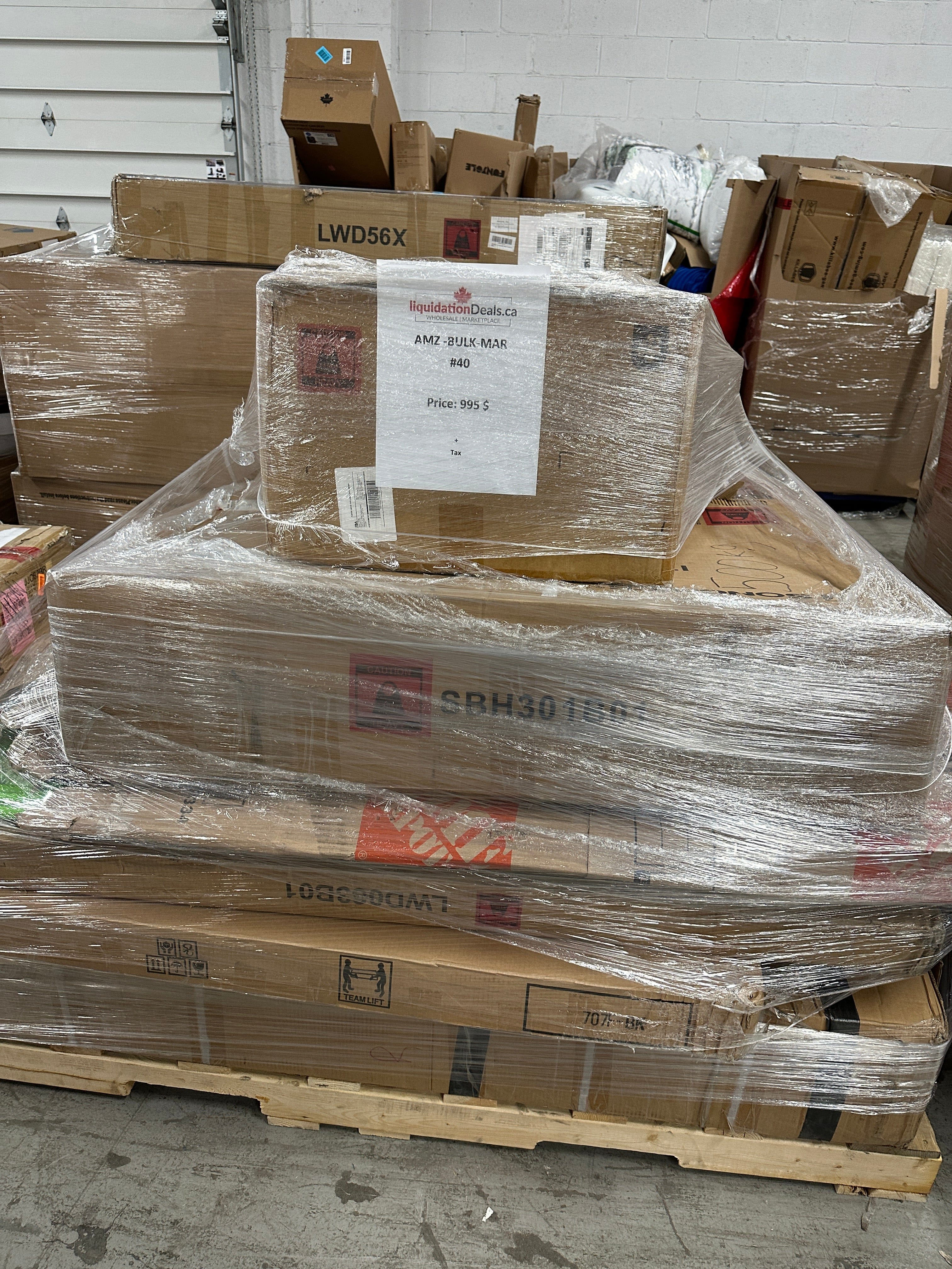 Bulk General Merchandise 40  Liquidation Pallet wholesale –