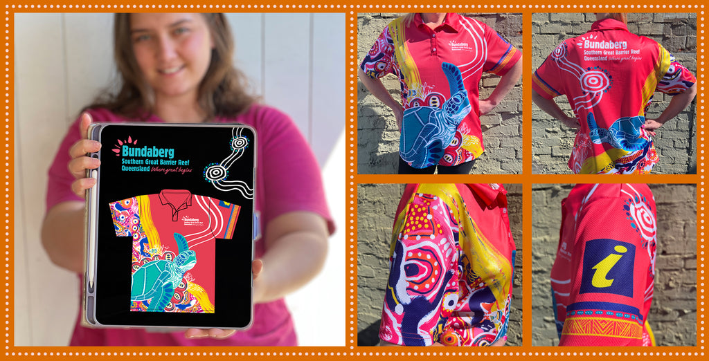 Wattle Woman and Bundaberg Tourism Shirt Design