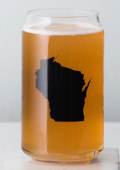Wisconsin drink glass