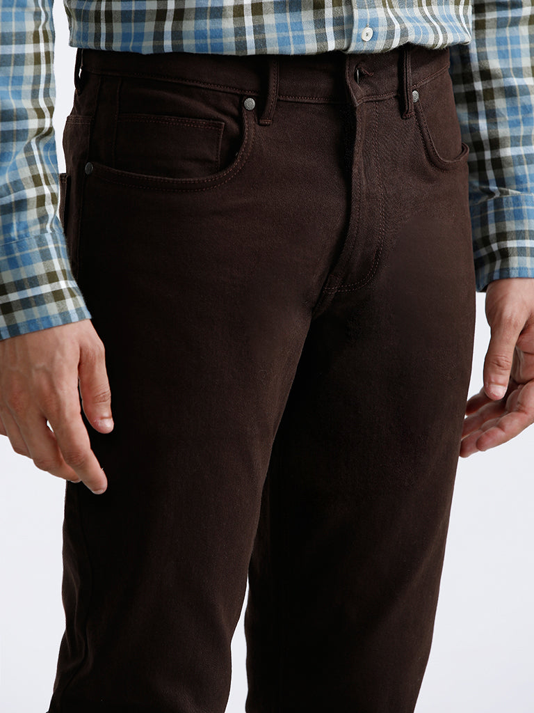 Buy Van Heusen Brown Jeans Online  760743  Van Heusen