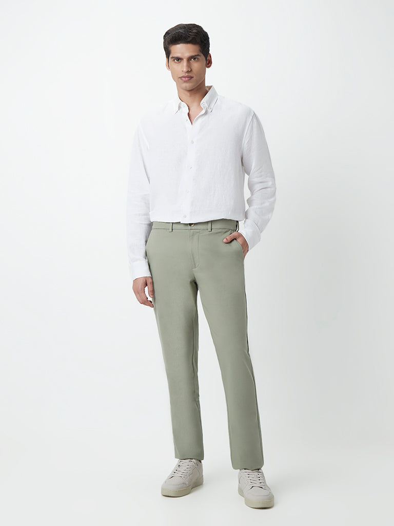 Buy Mint Green Trousers  Pants for Men by NETPLAY Online  Ajiocom