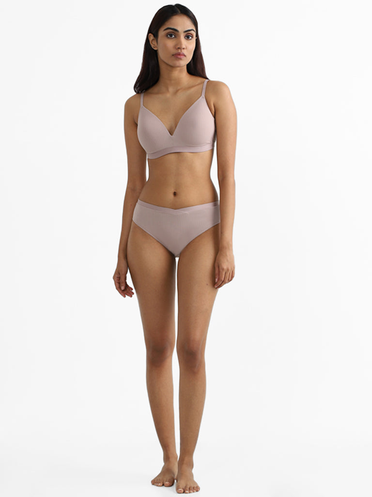 Buy Wunderlove by Westside Beige Seam-free Bra for Women Online @ Tata CLiQ