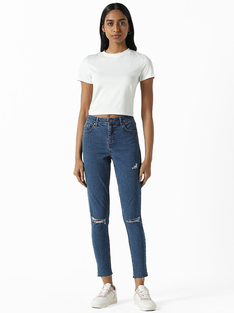 HCNTES Ripped Jeans for Women, Women's High Rise India | Ubuy