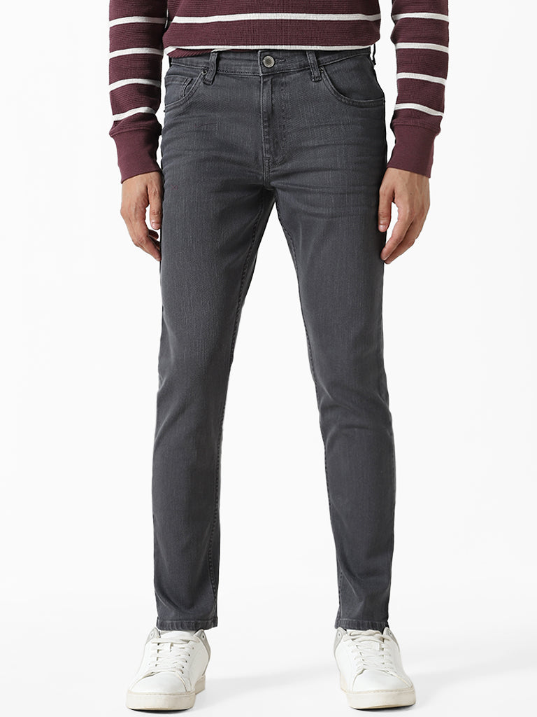 Buy Grey Jeans for Men by MEGHZ Online | Ajio.com