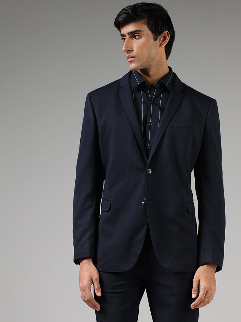 2023 Latest Design Casual Navy Blue Suits Men Business Blazer Black Pants  trajes de hombre Costume Homme Slim Terno Masculino - AliExpress