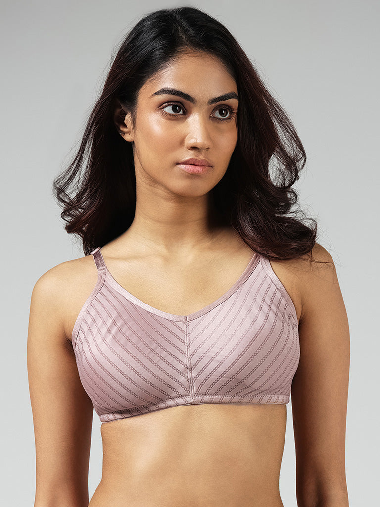 Wunderlove by Westside Aubergine Lace Jasmine Balconette Bra Price