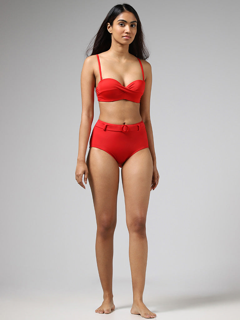 Cherry On Top Bra & Thong Set by Saturday the Label Online, THE ICONIC