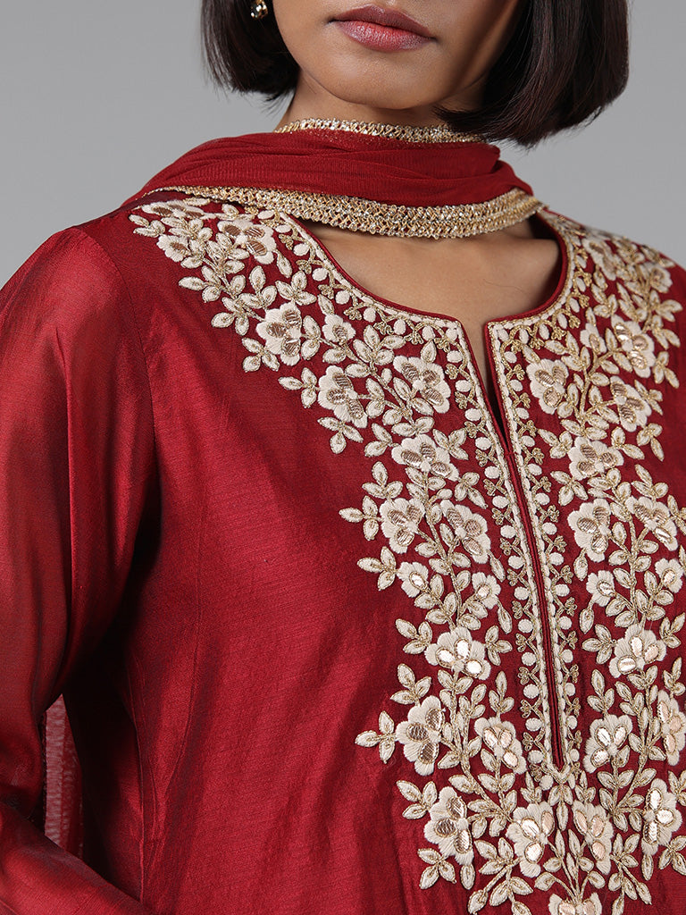 Buy Parrot Green Cotton Silk Churidar Suit Online - DMA12634 | Andaaz  Fashion