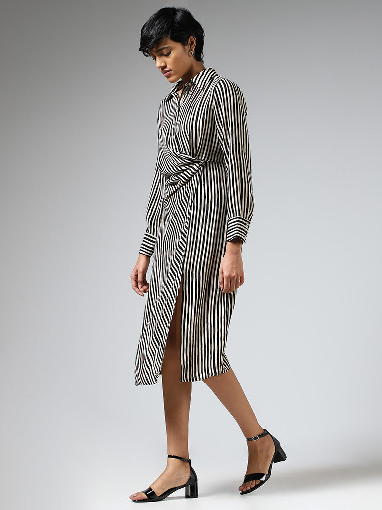 Dresses | TRF | New Collection Online | ZARA United States | Buttoned dress,  Long frock designs, Fashion
