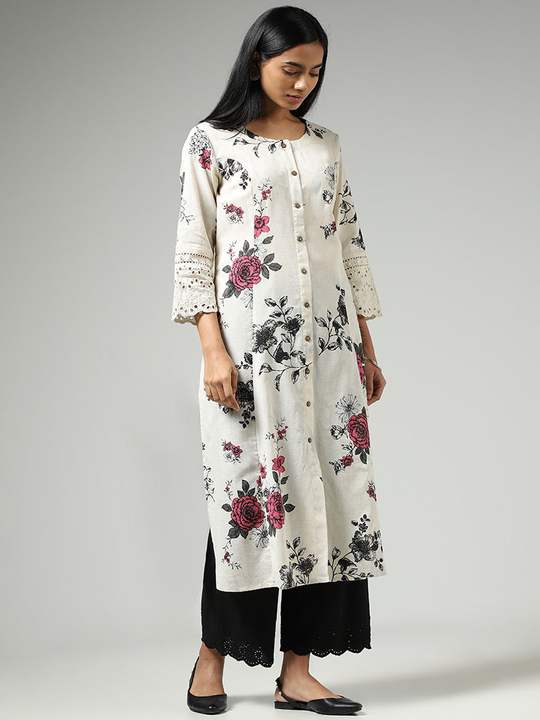 Buy Vark by Westside Green A-Line Kurta, Inner And Palazzos Set for Women  Online @ Tata CLiQ