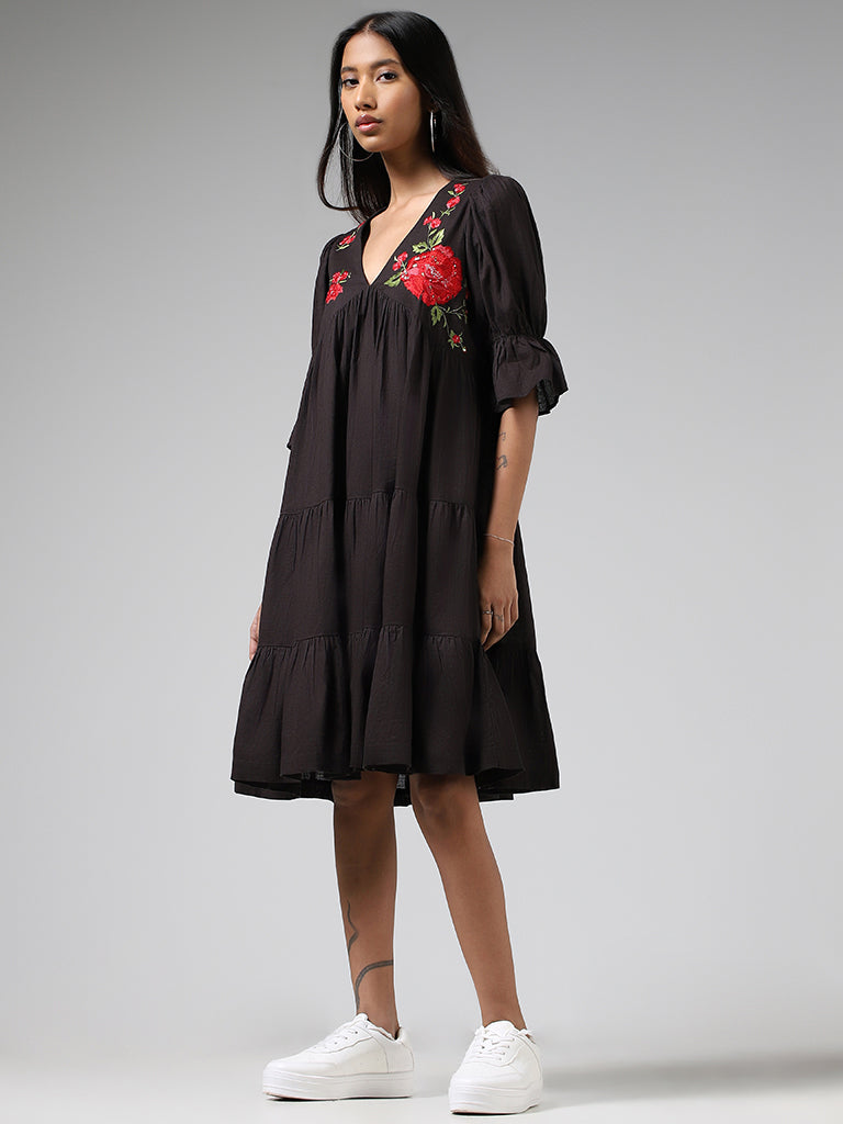Buy Bombay Paisley Off White Printed Shirt Dress from Westside