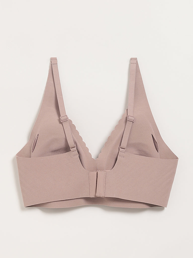 Buy Wunderlove by Westside Taupe Seamfree Bra for Online @ Tata CLiQ