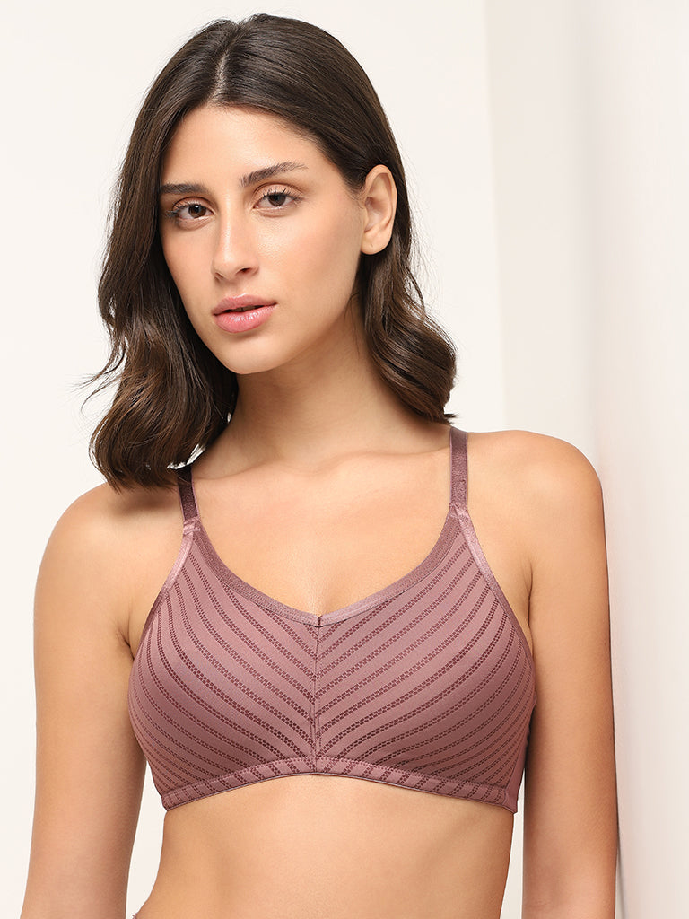 Wunderlove by Westside Charcoal Seam-Free Padded Bra