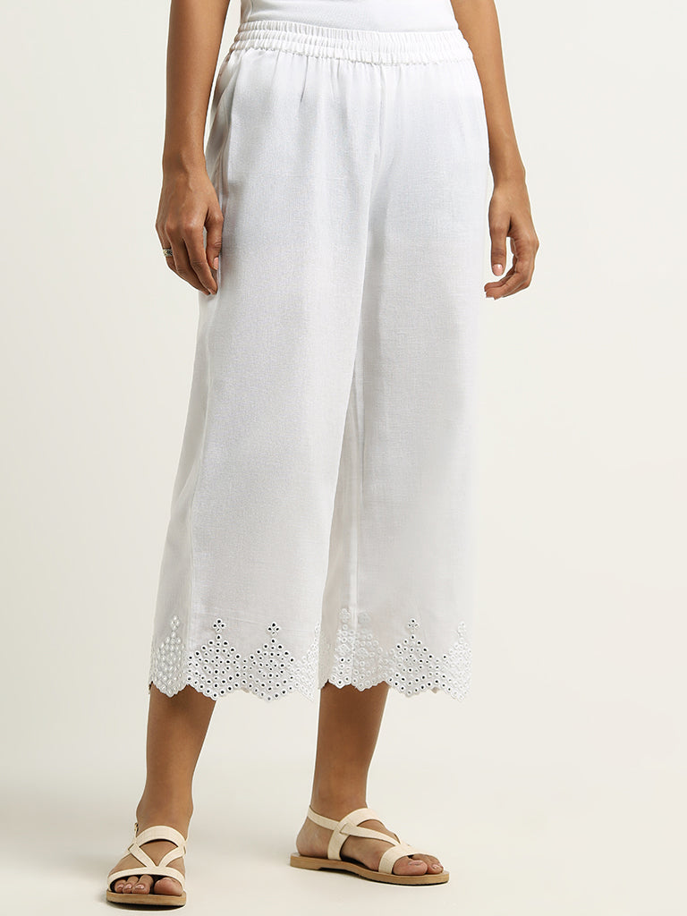 Women's Bb Monogram Pyjama Pants in Light Grey | Balenciaga US