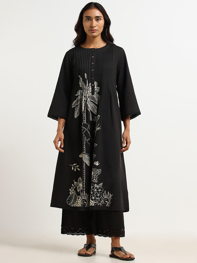 Utsa by Westside Blue Pure Cotton Kurta | Dress patterns, Fashion online,  Indian fashion