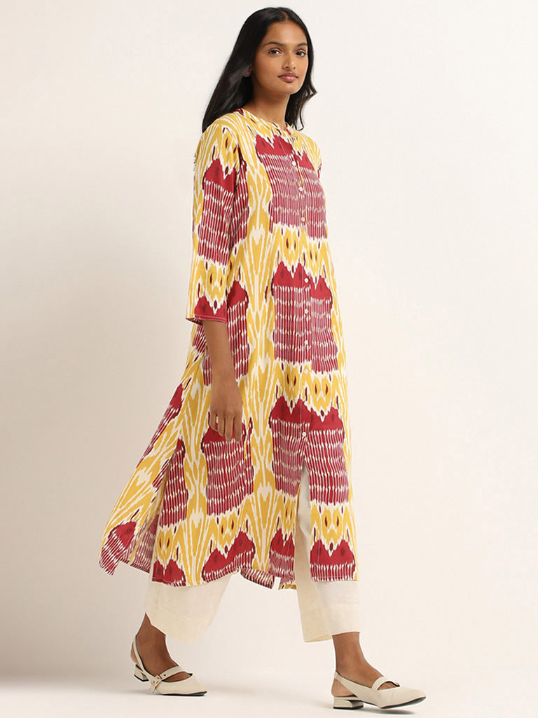 Feminista Launched Westside Linen Satin Fancy Designer Kurtis