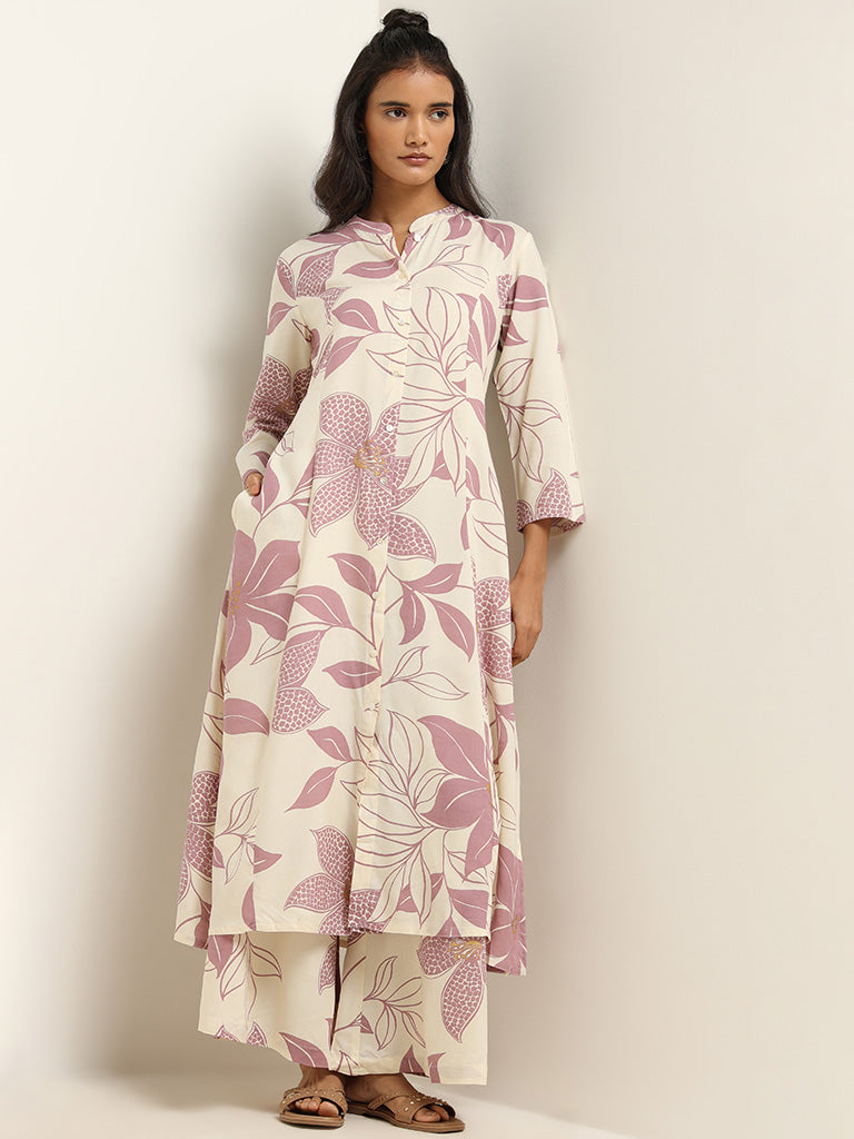 Buy Utsa by Westside Lime Floral Print Straight Kurta for Women Online @  Tata CLiQ