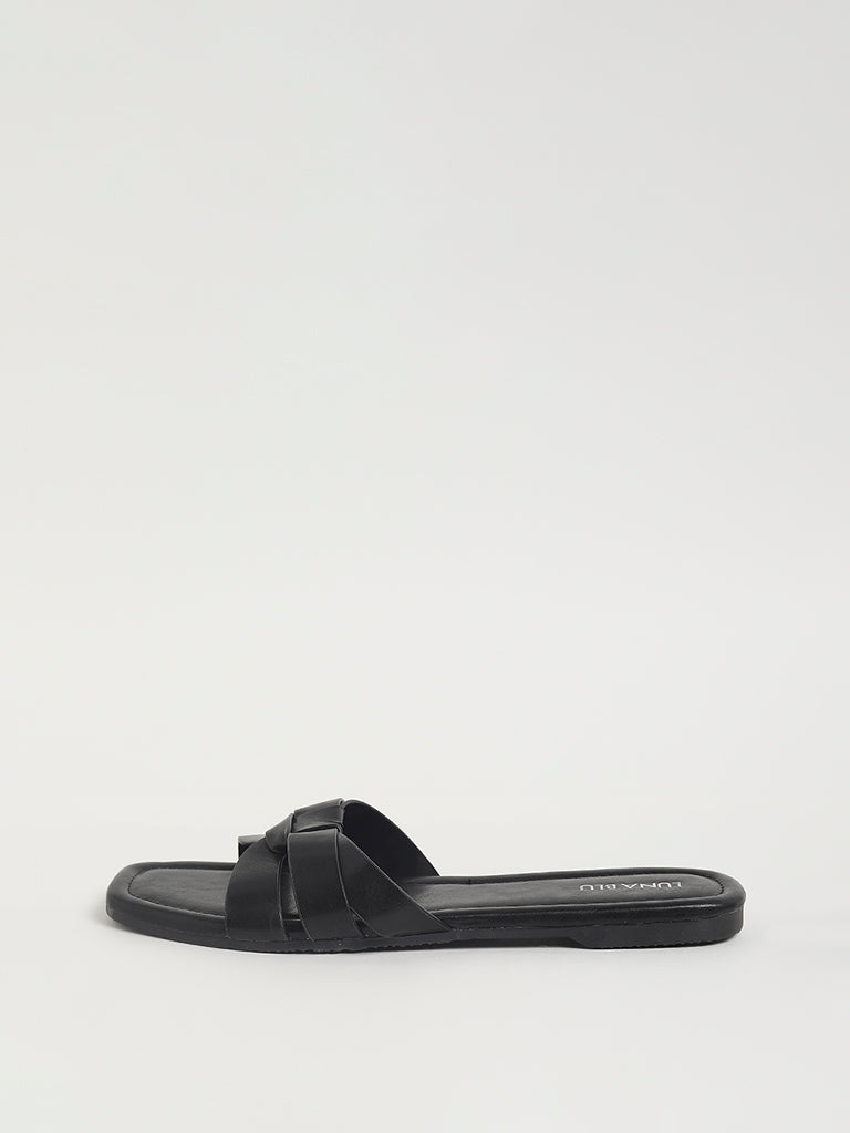 Update 259+ black velvet flat sandals best