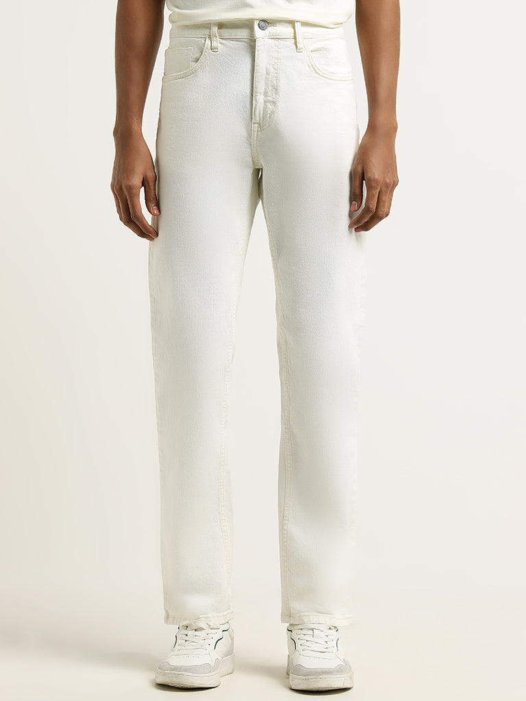 Lexington Jeans - White Straight Leg Jeans | Jones New York