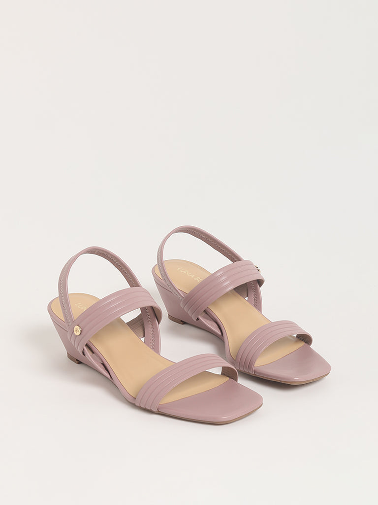 Topshop Rio strappy high heel sandals in lilac | ASOS