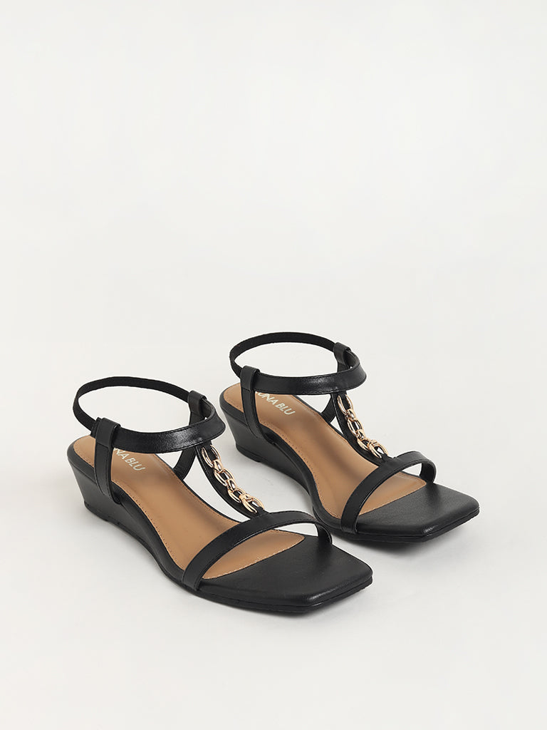 Black Party Wear Ladies High Heel Sandals, For Casual Wear at best price in  Jalna