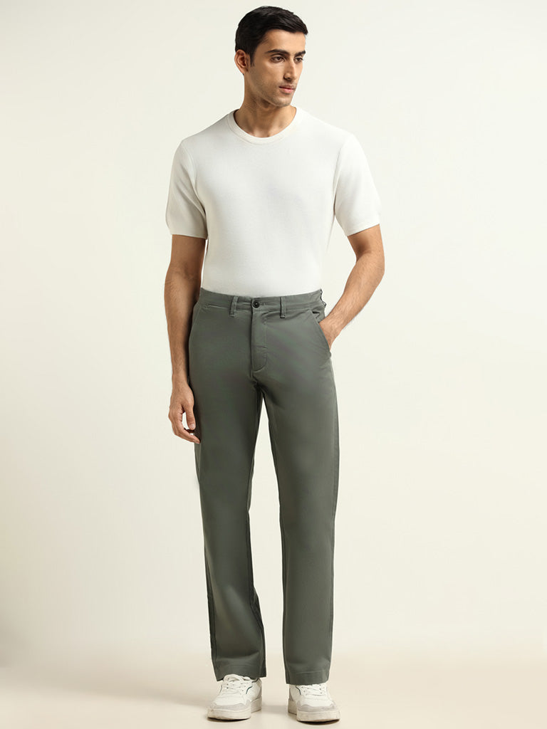 BOSS - Relaxed-fit trousers in stretch-cotton corduroy
