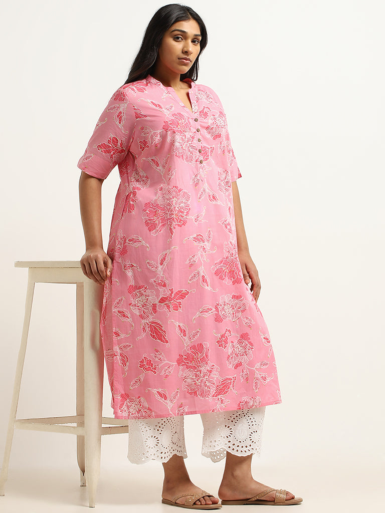 Beautiful chanderi Jacket-kurti | Floral design frocks, Baby girl dress  design, Lehnga designs