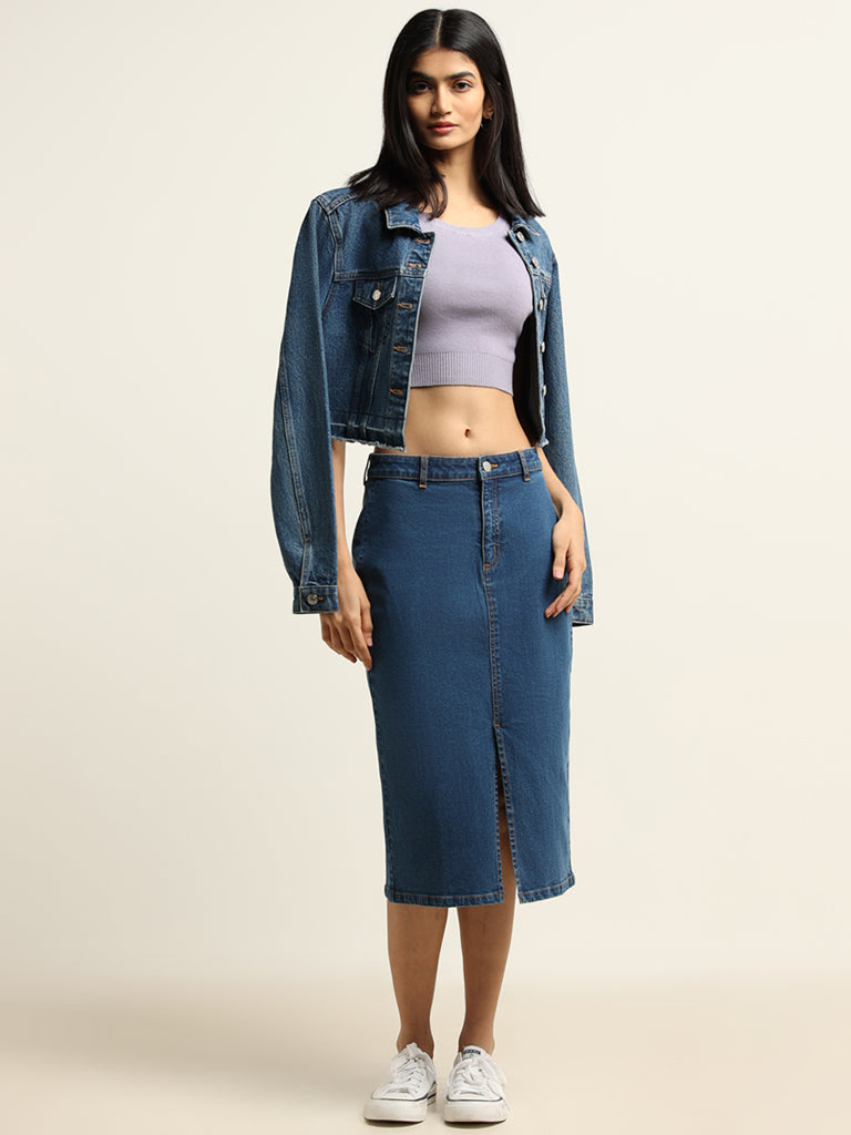Buy online Tie Up Waist Skirt With Solid Top Set from western wear for  Women by Bitterlime for ₹1149 at 50% off | 2024 Limeroad.com