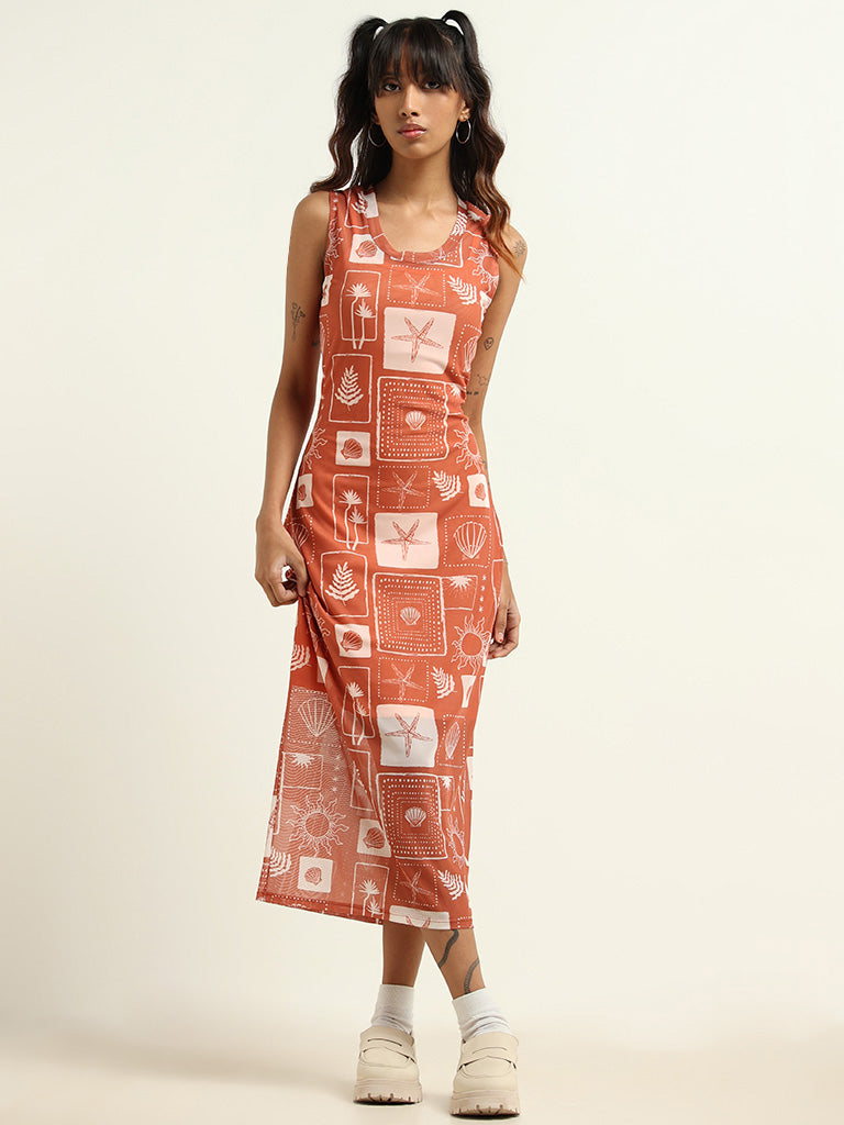 Buy Bombay Paisley Blue Printed Dress from Westside