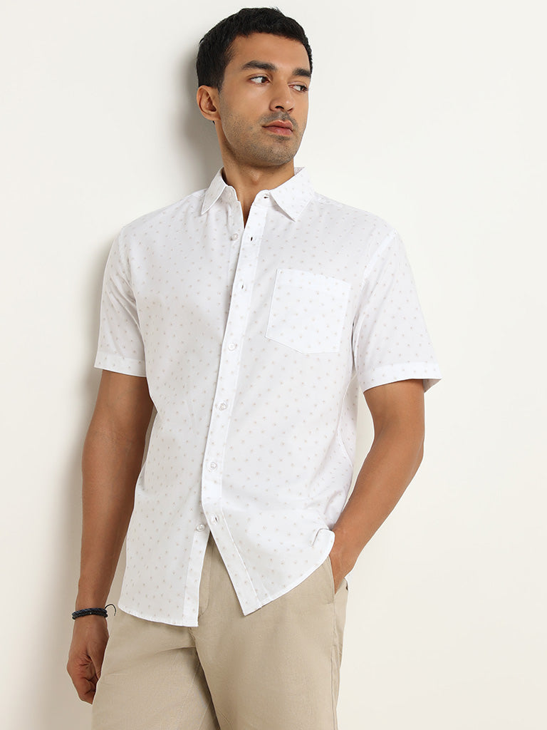 Big Size Regular Fit Casual Check Shirt for Men (Medium) White : :  Clothing & Accessories