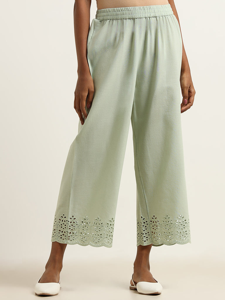 Comforting Swahlee Wide Leg Trouser | Sepia Stories