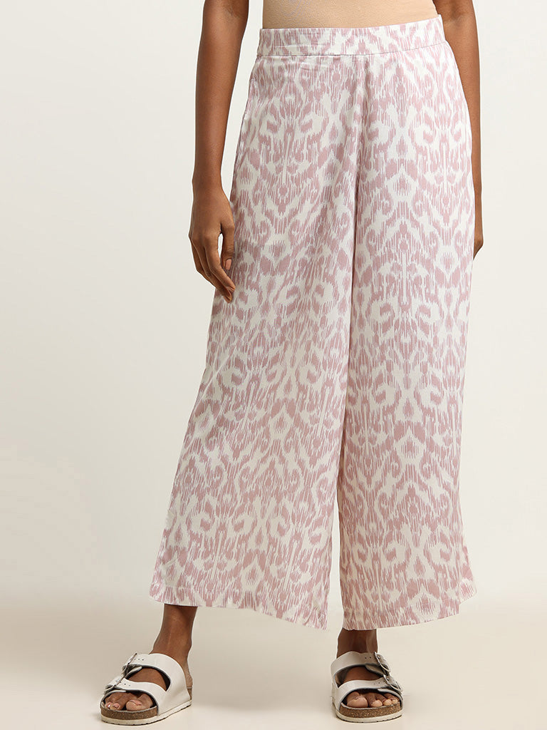 Buy online White Printed Cotton Skirt from Skirts & Shorts for