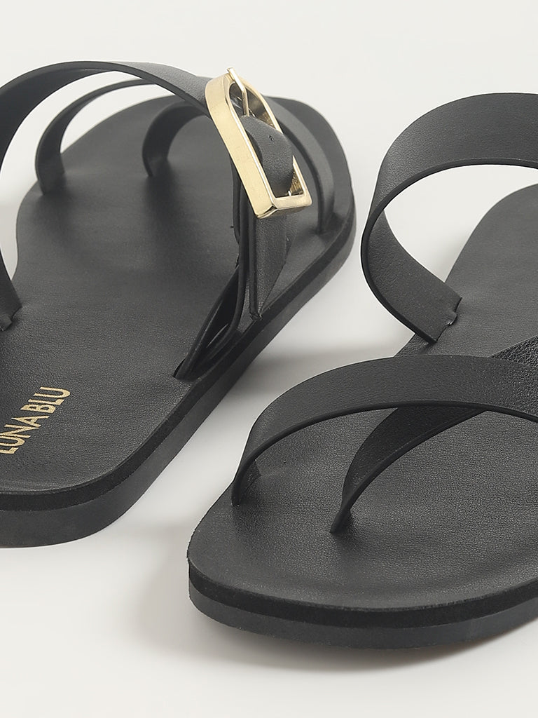 Buy Women Black Casual Flip Flops Online - 911012 | Allen Solly