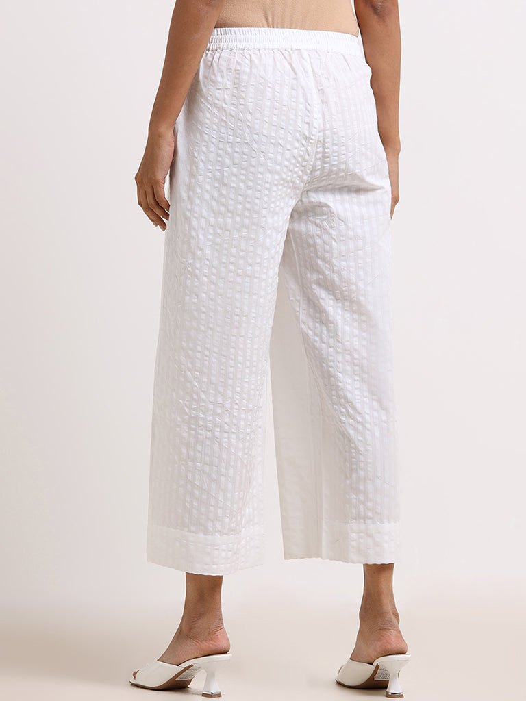 palazzo pants in Cream Color – Tarsi