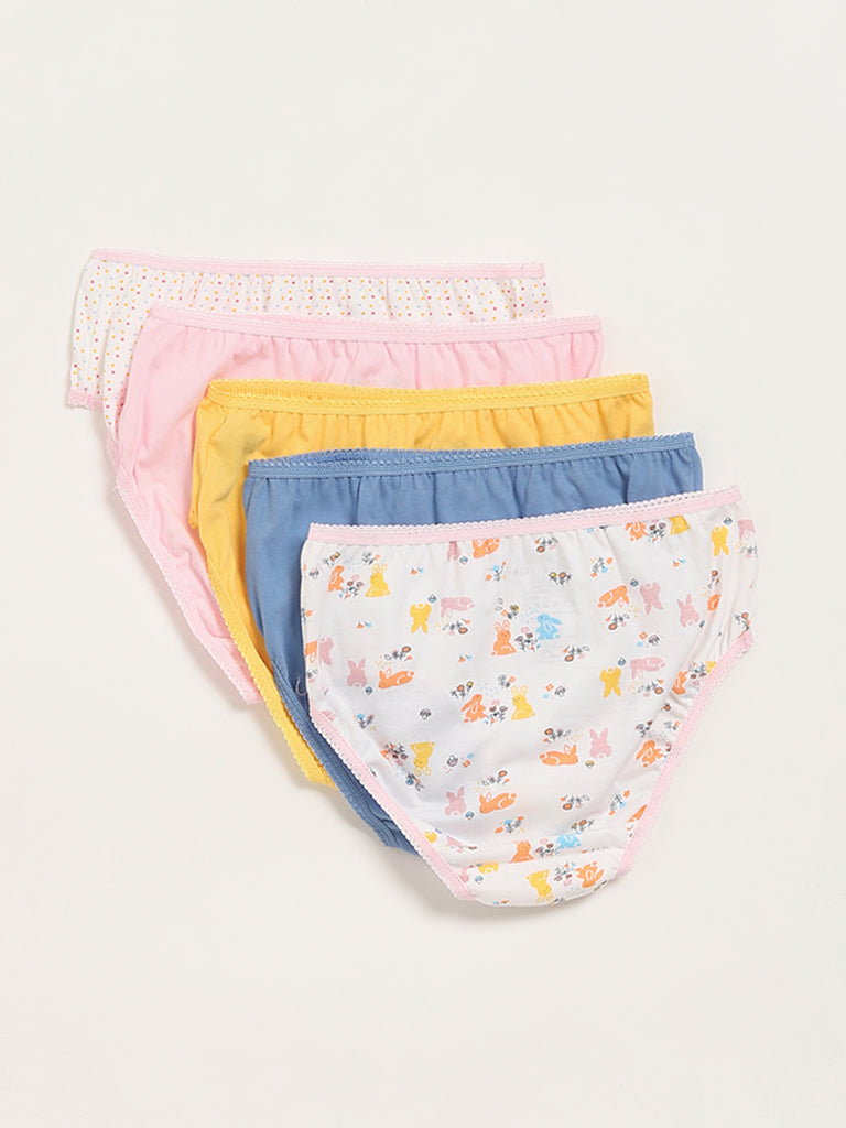 Buy XY Life Kids Multi Relaxed Fit Panties for Girls Clothing
