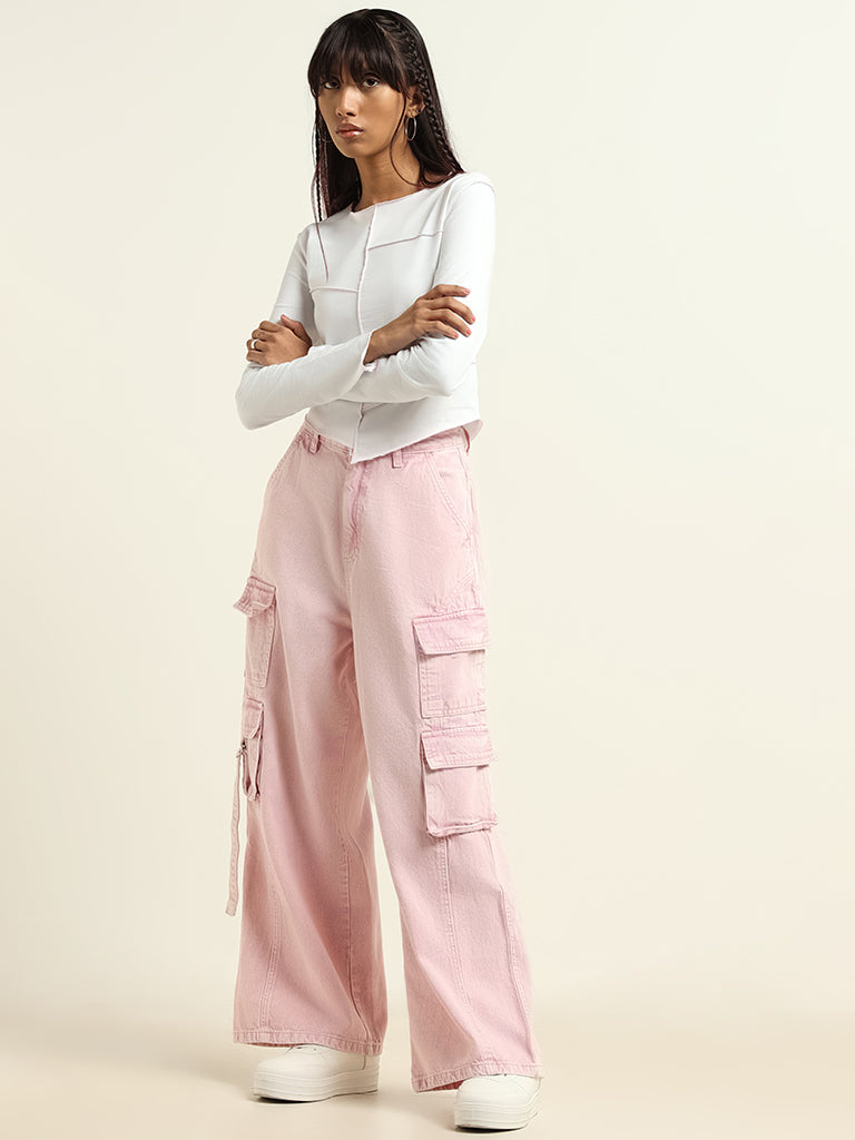 Buy Girls joggers -Pack of 1-PINK Online at Best Price